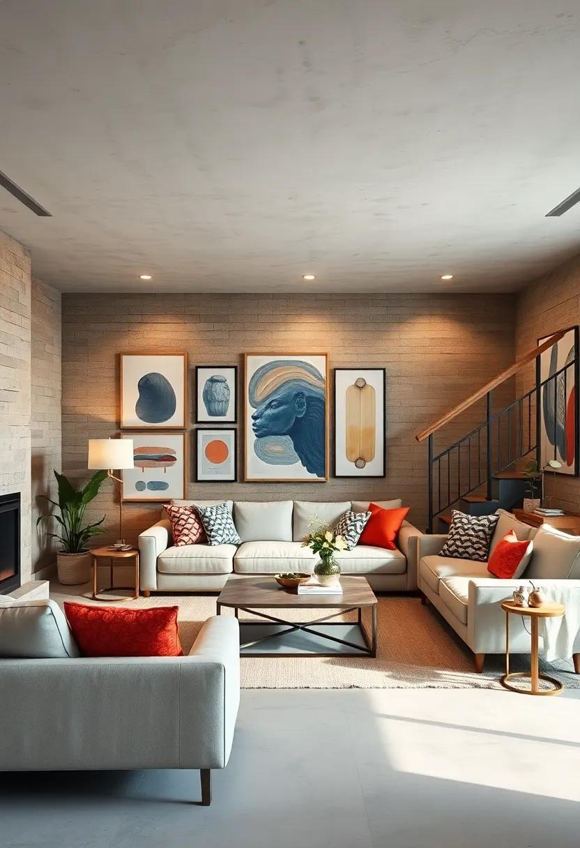 Under-Stairs Studio Spaces Featuring Inspirational Art Walls and Functional Creative Storage