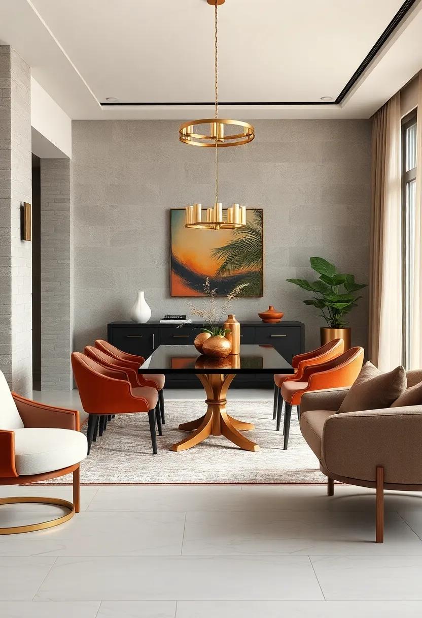 Sleek Silver Accents Blending Seamlessly with Minimalist Monochrome Interiors