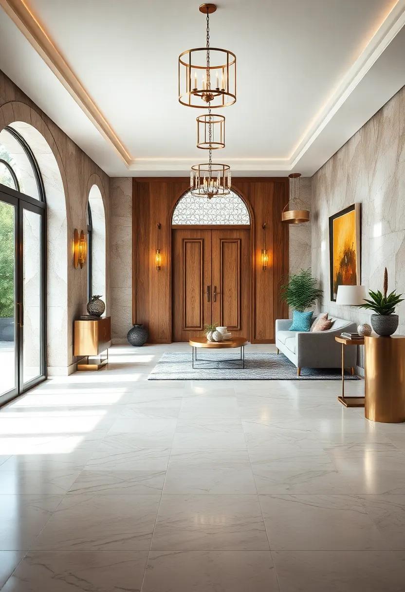 Strategic Use of Antique Finishes Alongside Polished Metals Crafting Unique Luxe Contrast