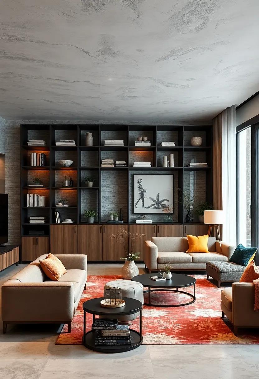 Integrated Storage Solutions Crafted From Raw Steel And Natural Wood For Practical Industrial Luxury