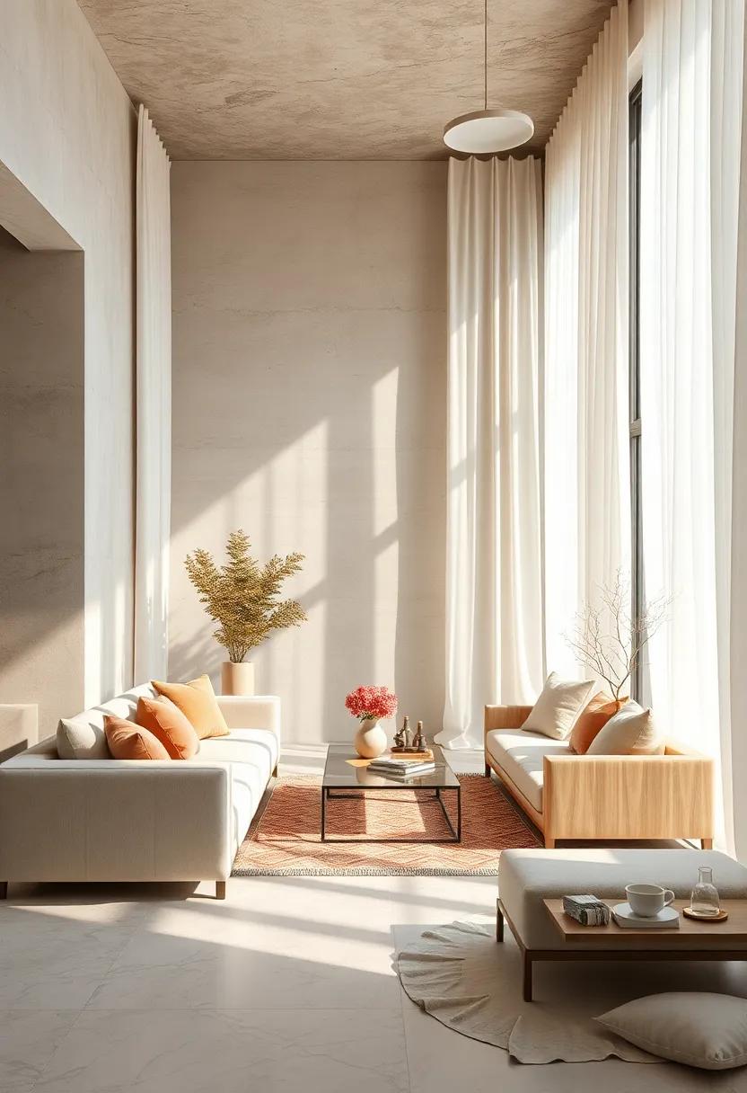 Delicate Drapery Textiles Enhancing Light Diffusion While Upholding the Minimalist Ethos