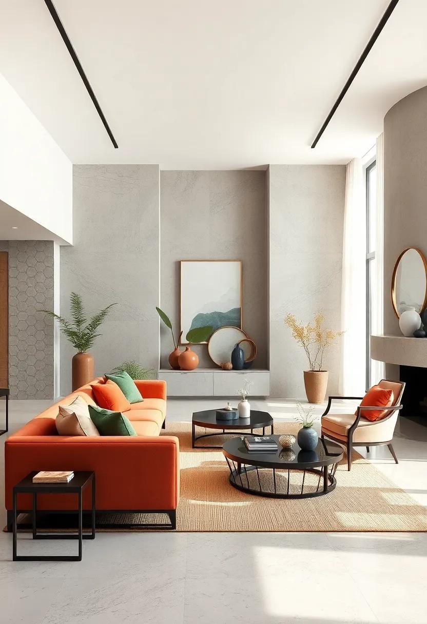 Textural Contrasts Creating Depth and Interest in an Otherwise Minimal Yet Lavish Setting