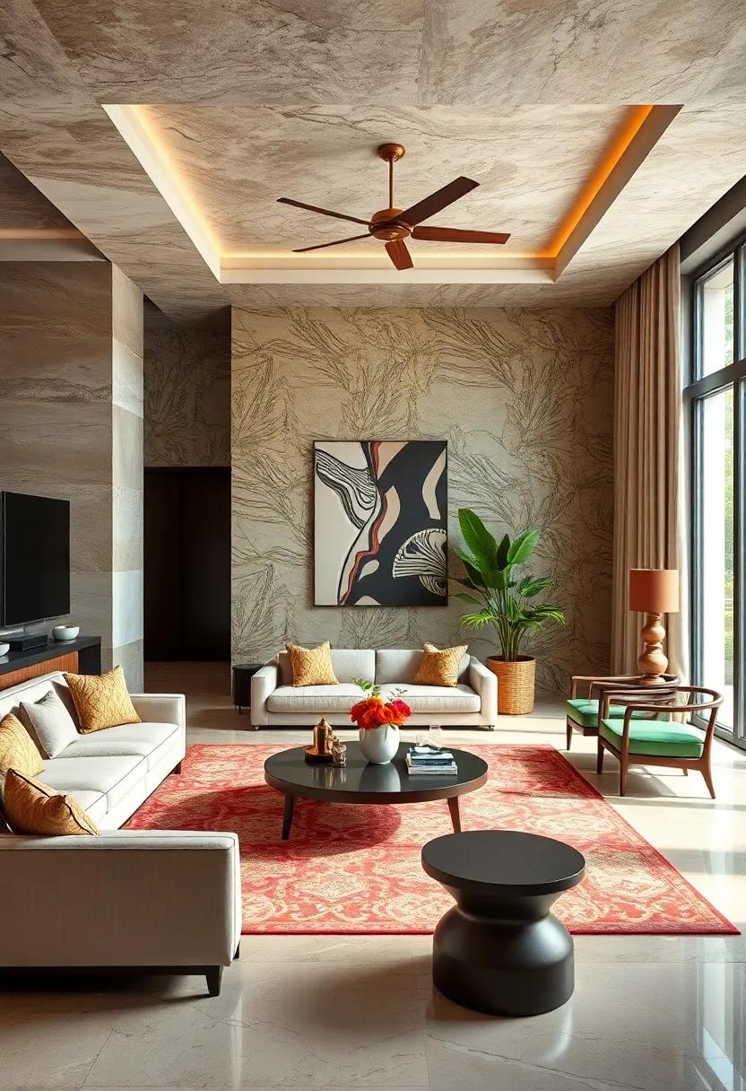 Maximalist Eclectic Design Showcasing Rich Patterns Layered for Visual Depth and Intrigue