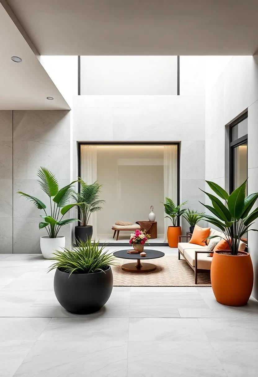 Modern Materials Blending Seamlessly With Nature for a Harmonious Front Yard Aesthetic