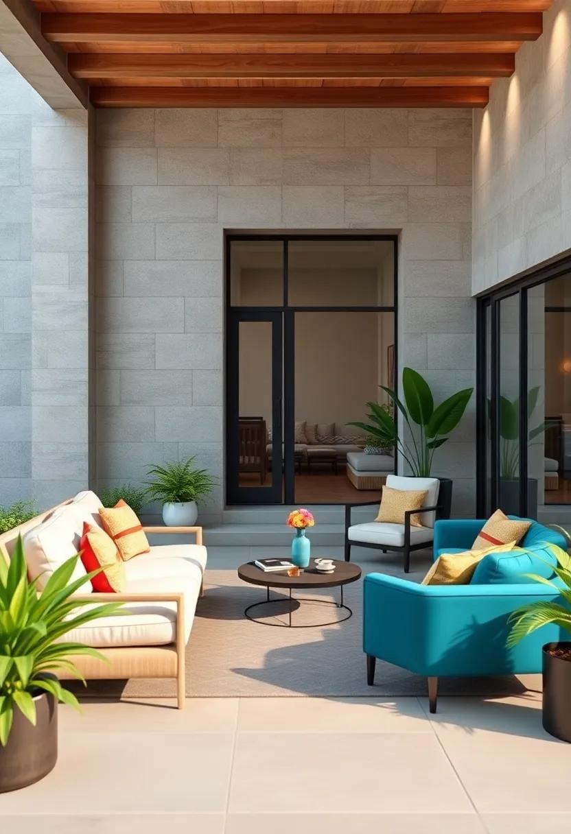 Utilizing Multi-Functional Furniture Pieces for Practical Yet Streamlined Front Yard Settings