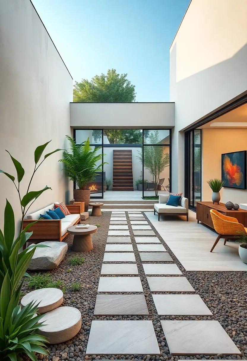 Integrating Pathways That Invite Exploration While Maintaining Clean and Uncluttered Lines