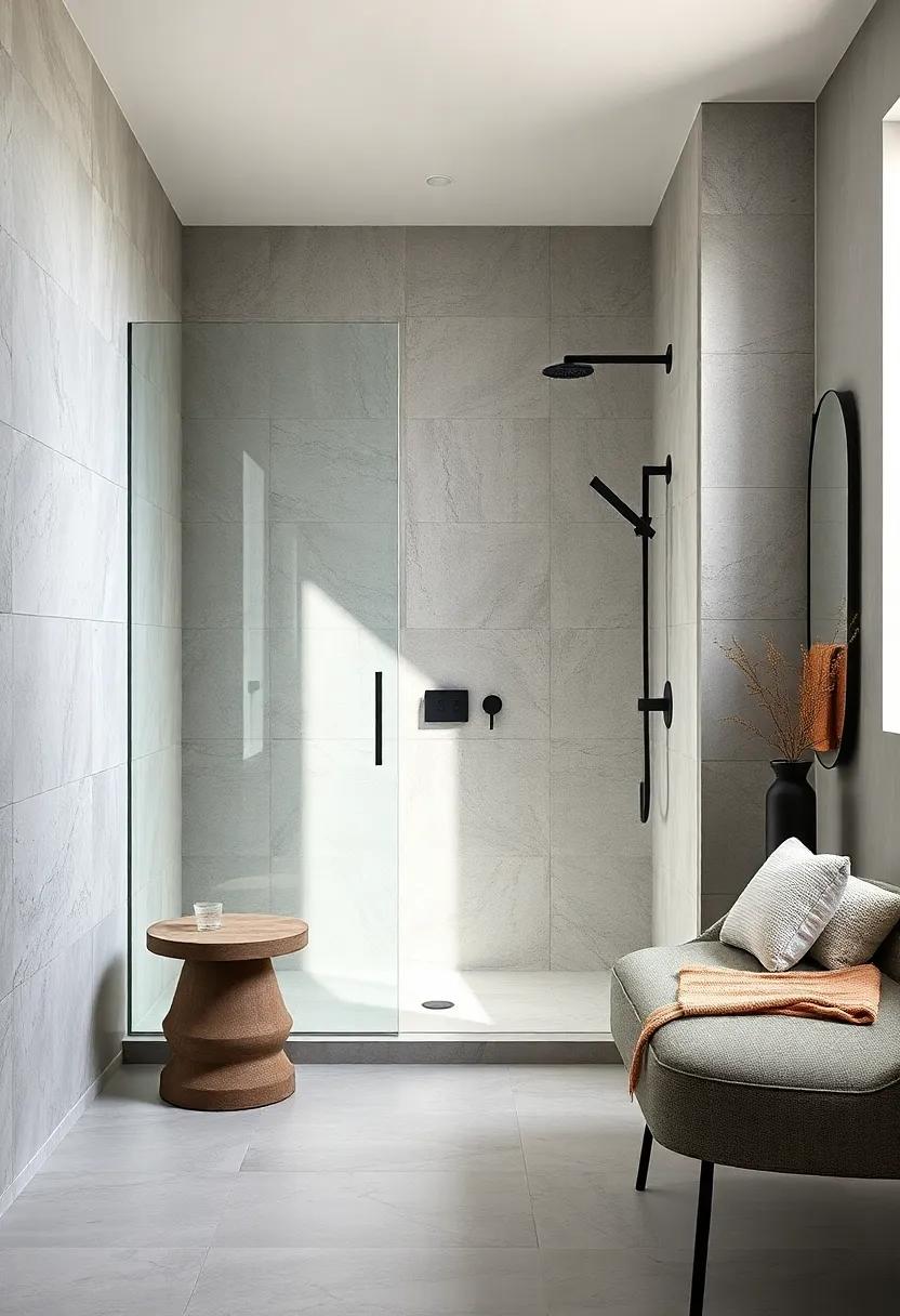 Understated Hardware Designs in Brushed Chrome and Matte Black to Complement a Sleek Shower