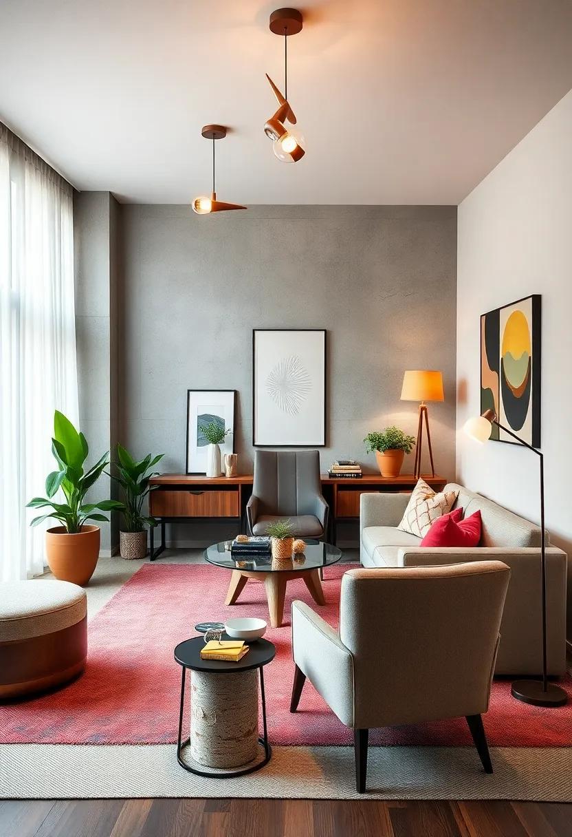 Utilizing Unique Lighting Fixtures to Set a Mood That Enhances Focus and Warmth Simultaneously