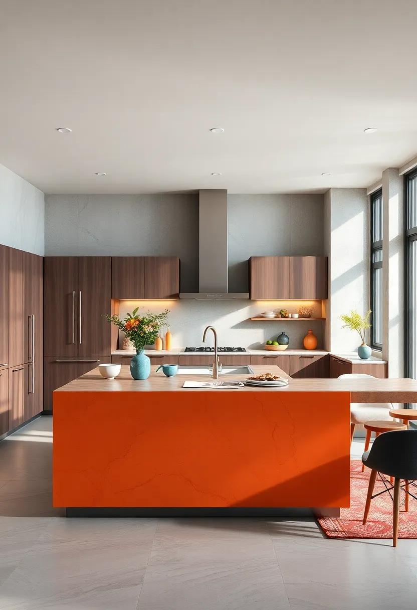 Exploring Bold Color Palettes Transforming Kitchen Islands Into Vibrant Focal Points