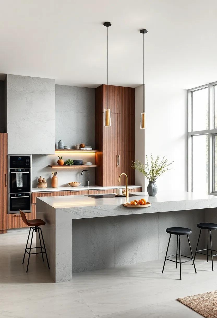 The Impact Of Integrated Technology Blending Seamlessly Into Sleek Kitchen Island Designs