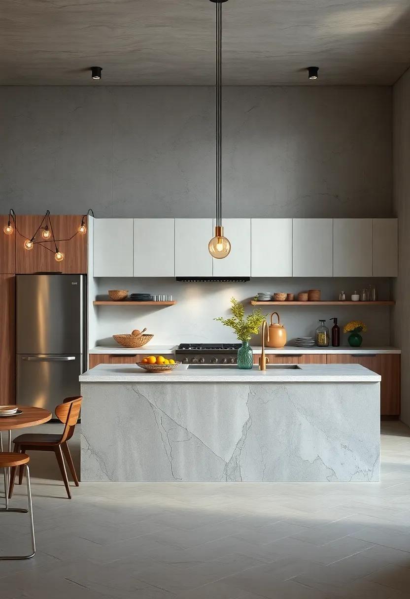 Industrial Influences Shaping Kitchen Islands With Metal Accents And Rugged Textures