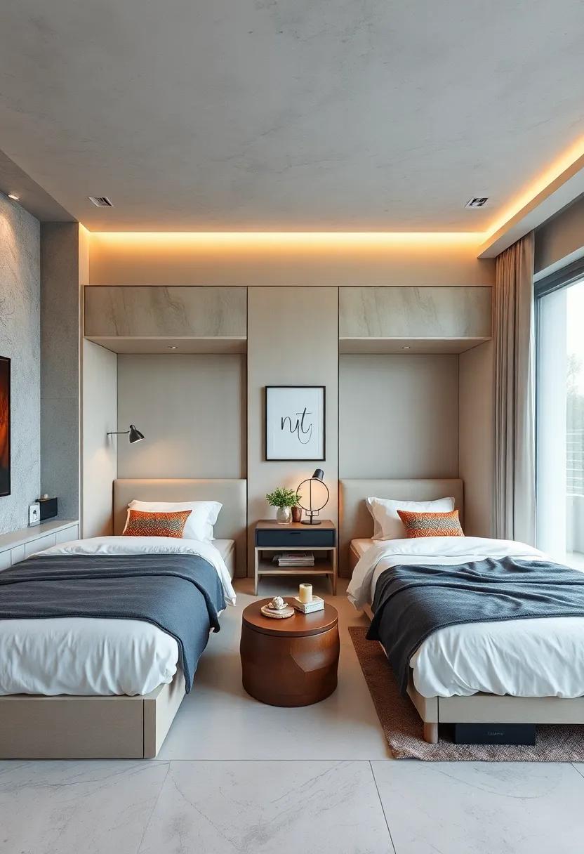 Personalized Nooks Created by Smart Partitions to Enhance Functionality and Privacy in Shared Bedrooms