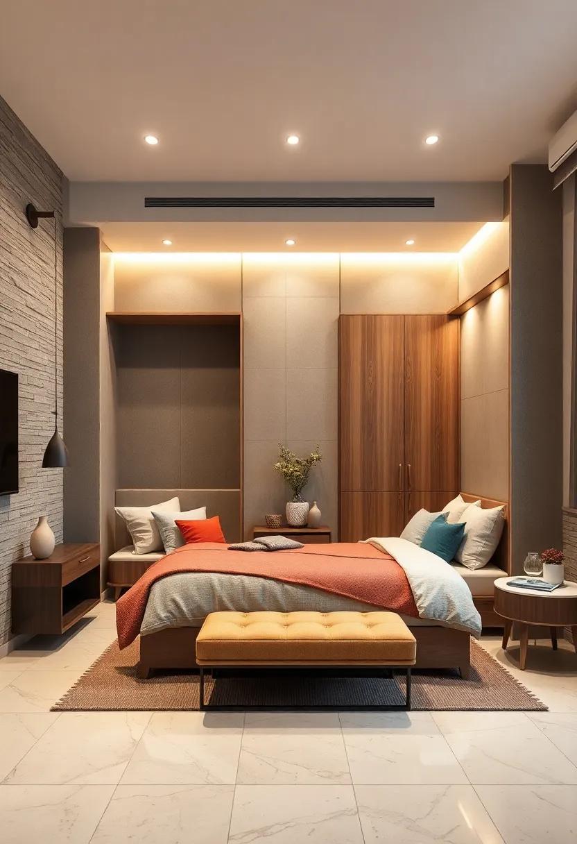 Optimizing Corner Spaces in Shared Bedrooms with Custom Built-In Partition Storage Units