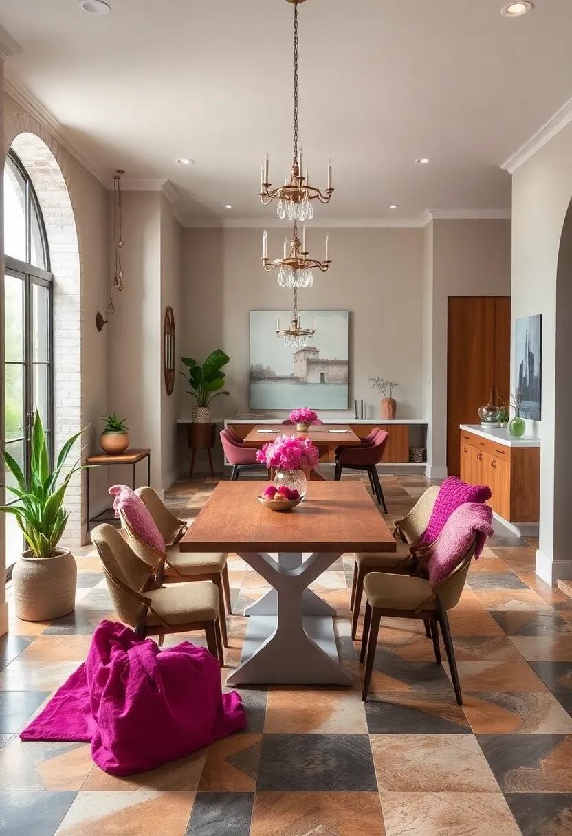 Infuse Warmth and Character Through Patchwork Tiles Featuring Mediterranean-Inspired Motifs in Muted Colors