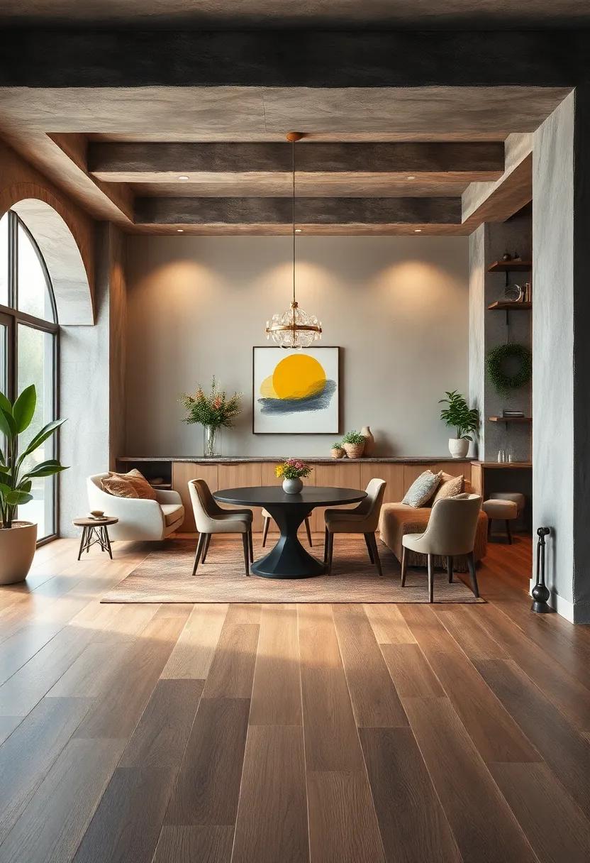 Create a Warm Ambiance Through Rustic Wood-Look Tile Flooring Blending Traditional Charm with Modern Durability