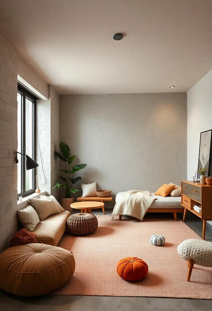 Earthy Taupe and Mocha Colors Bringing Natural Elements Into a Simplified Kids Room