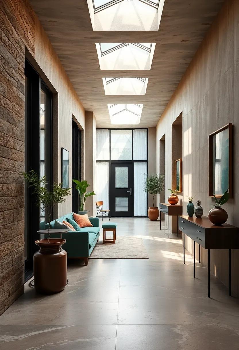 Capturing Morning Light Using Skylights to Illuminate Long and Dark Hallways Naturally