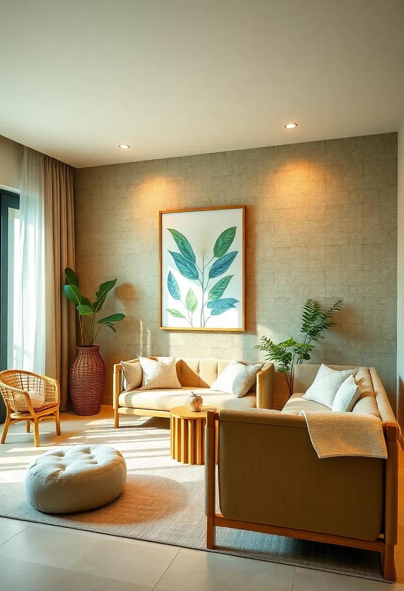 Nature-Inspired Wall Art Highlighting Leaves, Animals, or Sky Motifs to Inspire Calmness