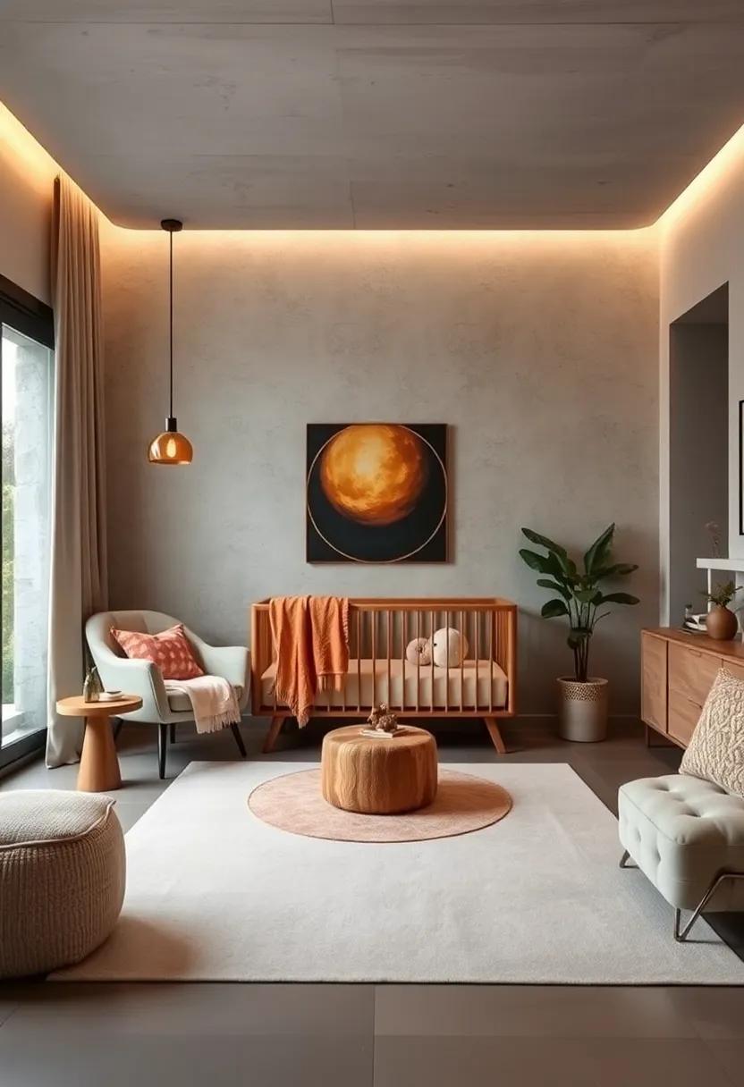 Textured Fabrics and Cozy Throws Adding Depth and Snugness to the Nursery Interior