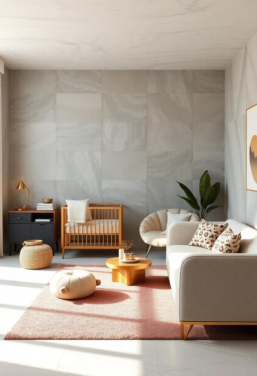 Subtle Metallic Accents Enhancing Elegance Without Overwhelming the Nursery Aesthetic