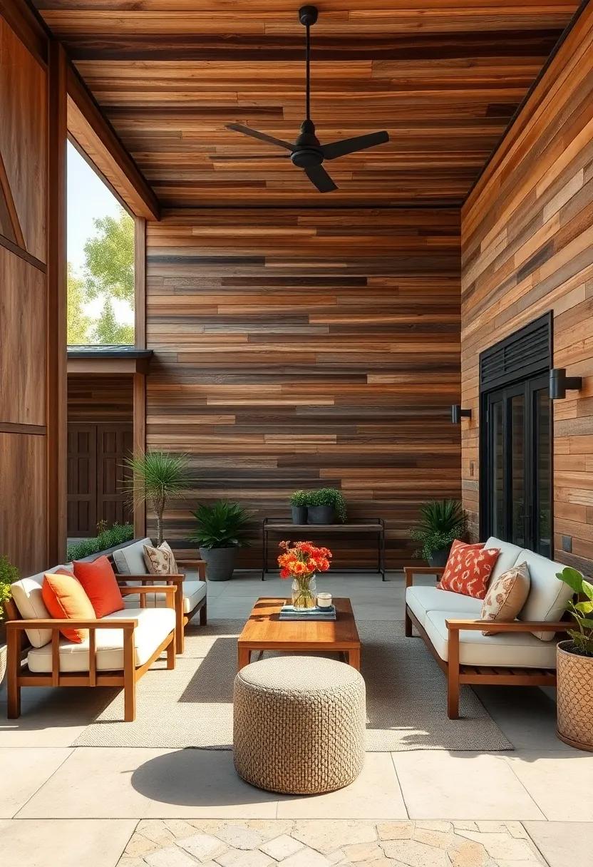 Weathered Barn Wood as a Backdrop for Charm and Timeless Style in Outdoor Entertaining
