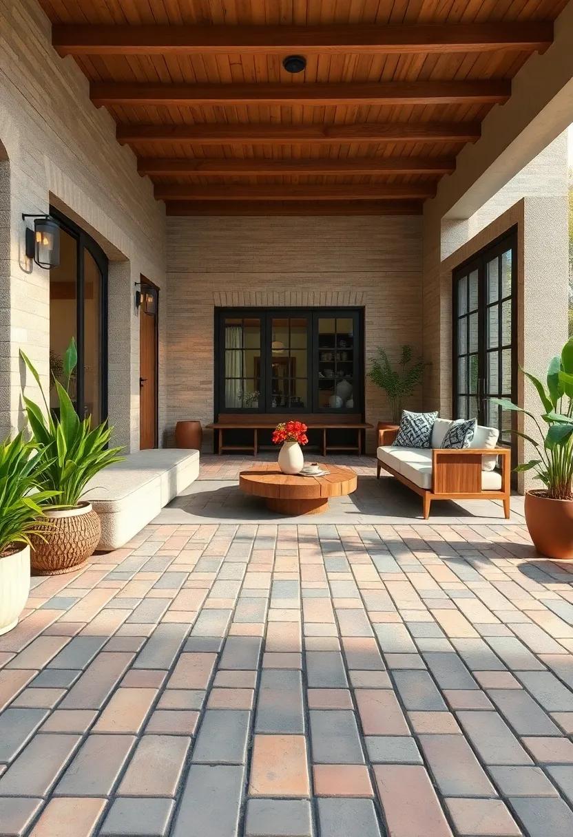 Subtle Color Variations in Bricks Enhancing the Visual Interest of Outdoor Spaces