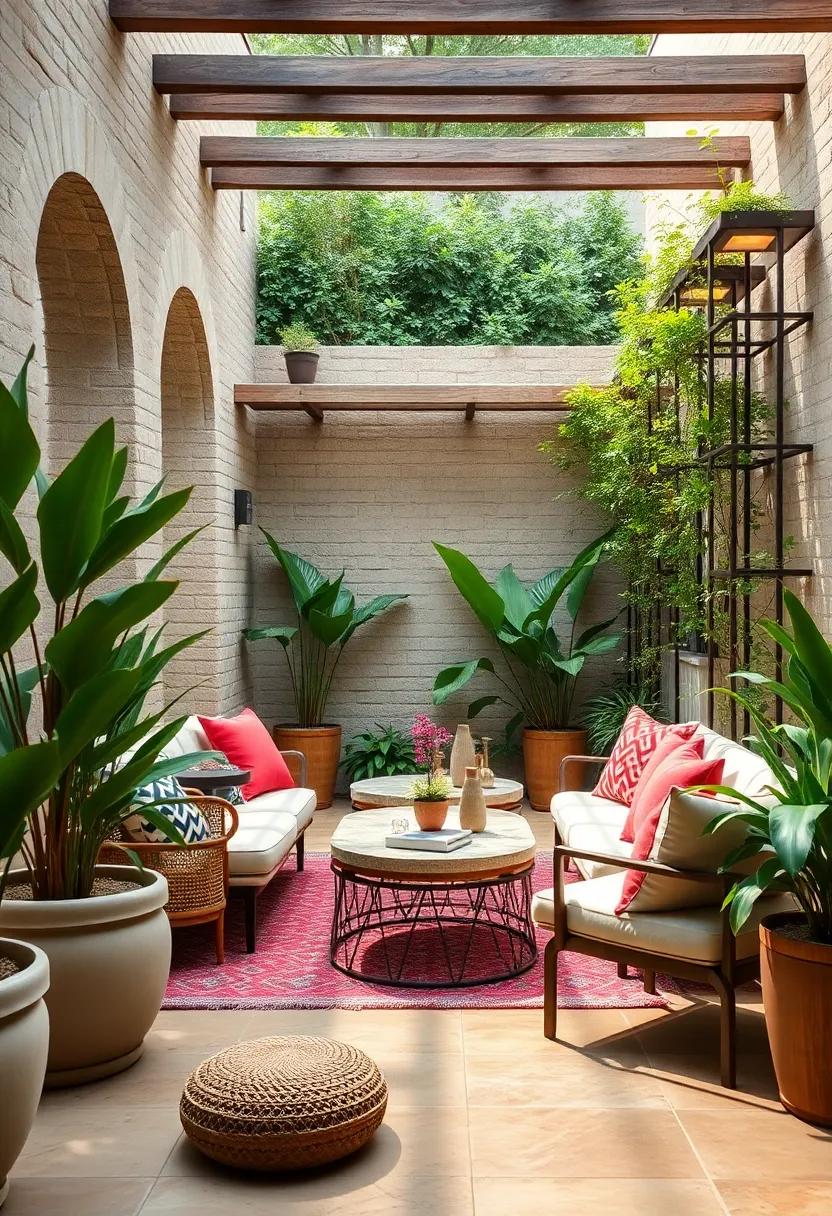 Arranging Tall Planters and Trellises to Create a Secluded Reading Nook Hideaway