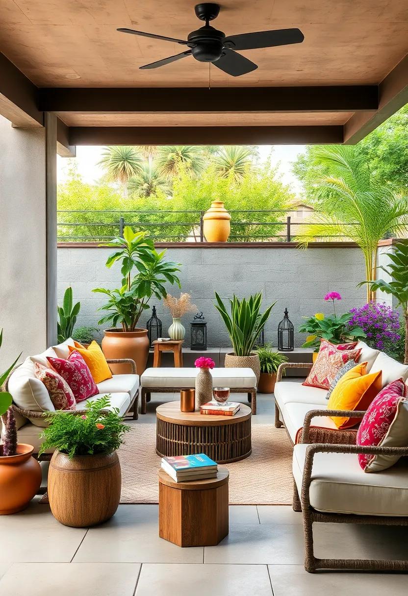 Designing an Alfresco Reading Lounge with Deep Seating and Vibrant Garden Backdrops