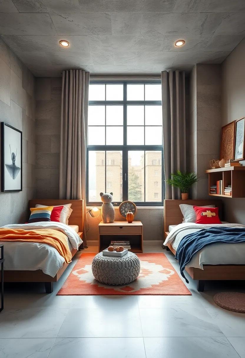 Creative Theme Corners Dedicated to Individual Passions Such as Sports, Books, or Music Within One Room