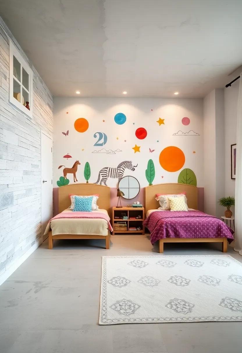 Distinctive Wall Murals and Decals Bringing Each Child's Favorite Themes to Life Without Overwhelming the Room