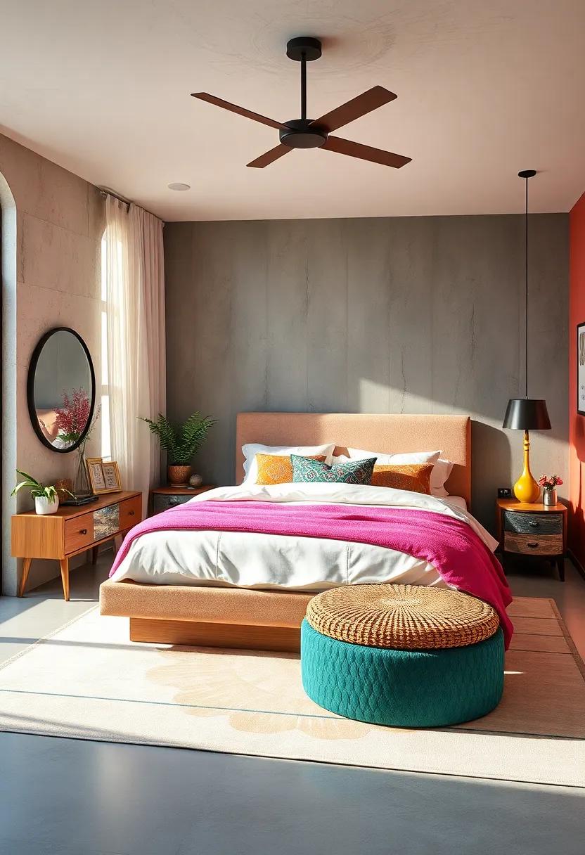 Incorporating Bold Colors and Patterns to Create Dynamic and Inviting Sleep Spaces
