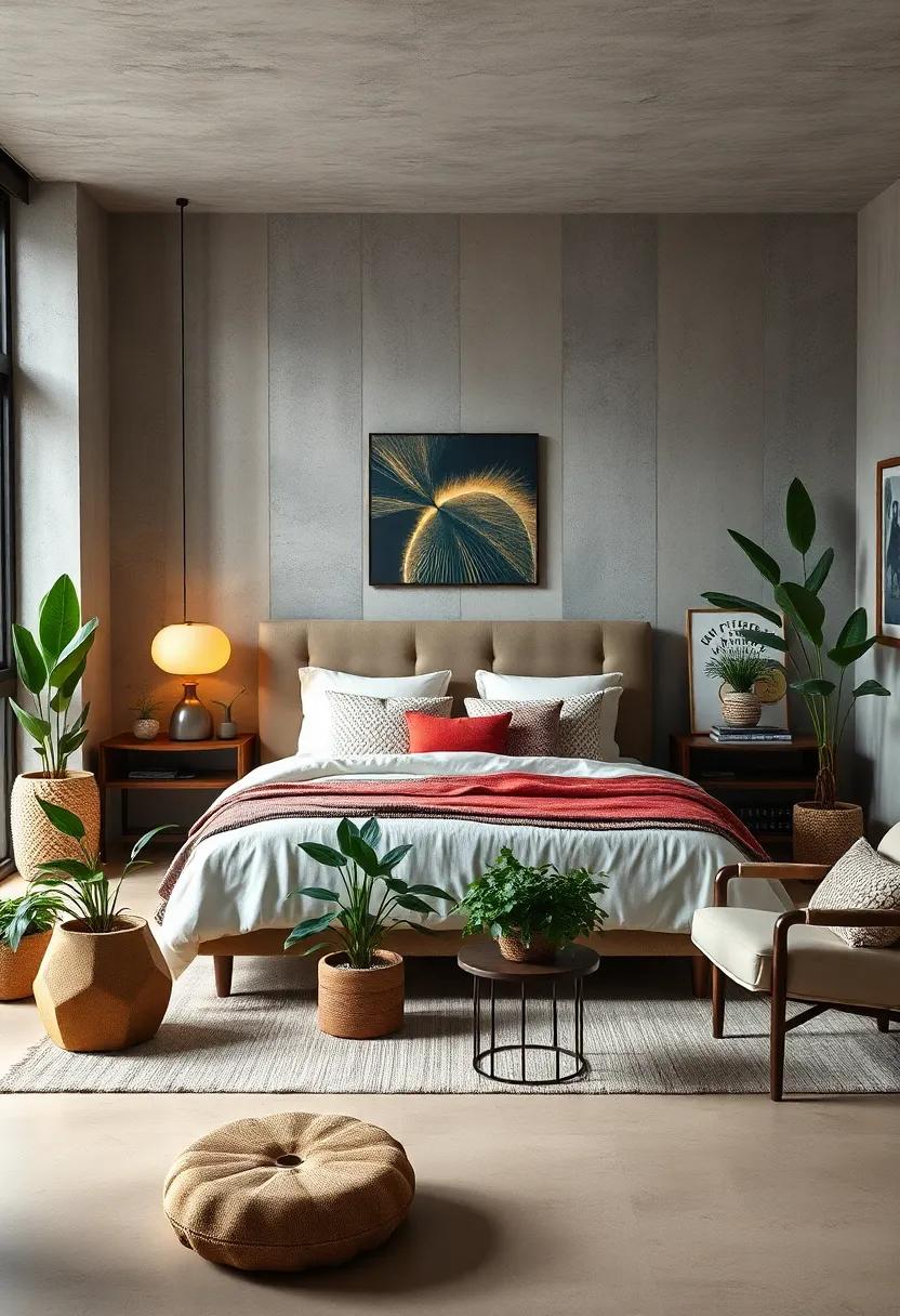Arranging Plants and Natural Elements to Bring Life and Serenity to the Bedroom