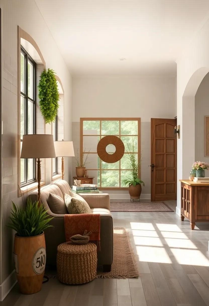 Farmhouse Style Entrances Focusing on Reclaimed Woods and Antique Accessories