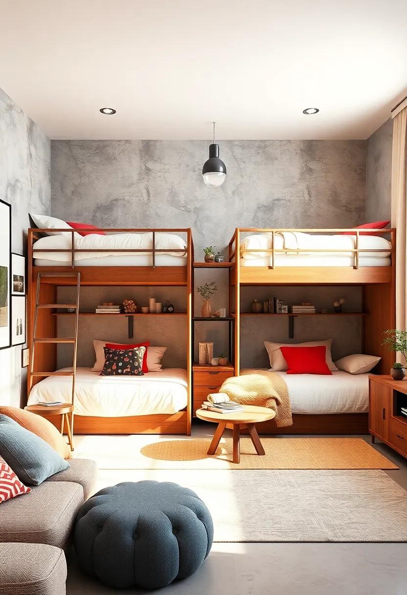Innovative Storage Solutions Integrated into Loft Beds for Clutter-Free Shared Rooms