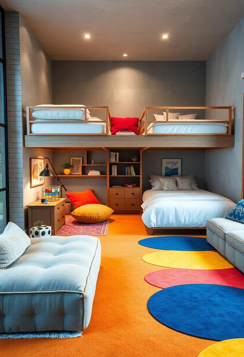 Creating Colorful and Inviting Play Zones Beneath Loft Beds to Spark Imagination