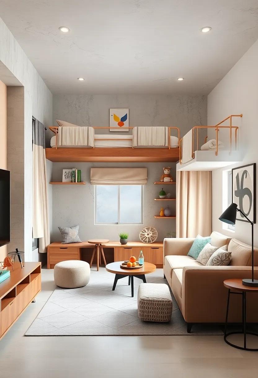 Incorporating Soft Textures and Cozy Fabrics to Define Separate Zones in Children's Shared Spaces