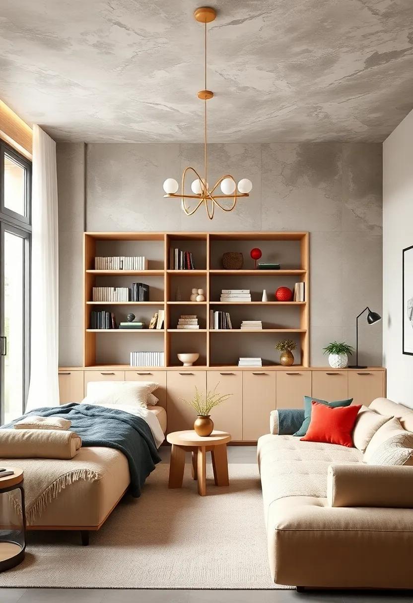 Open-Frame Bookcase Dividers Blending Storage and Separation to Personalize Sibling Living Quarters