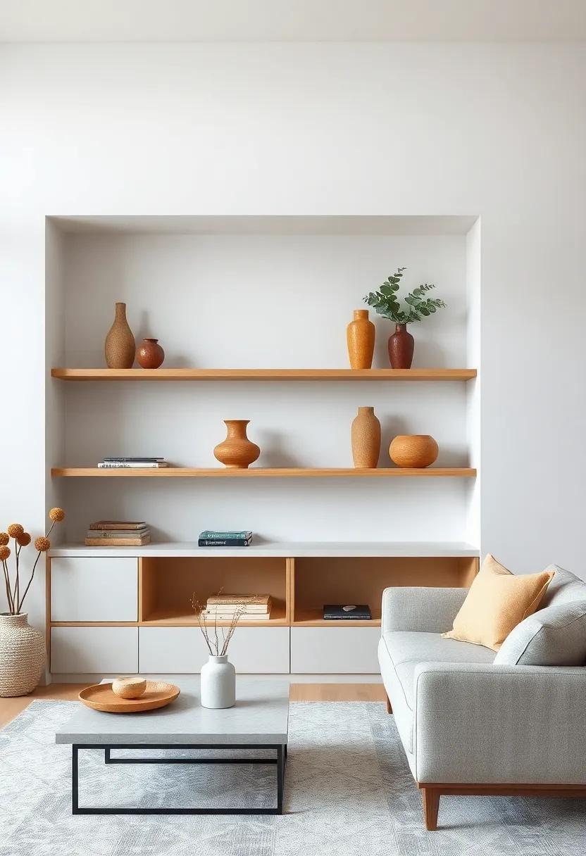 Minimalist Cubic Shelving Displays Pairing Books and Art with Sharp Geometric Precision