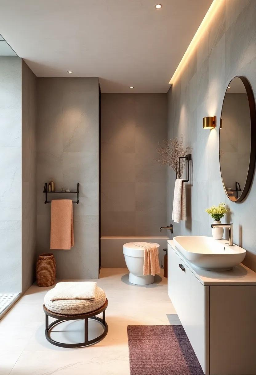 Maximizing Vertical Space with Stylish Wall-Mounted Towel Racks and Compact Hooks