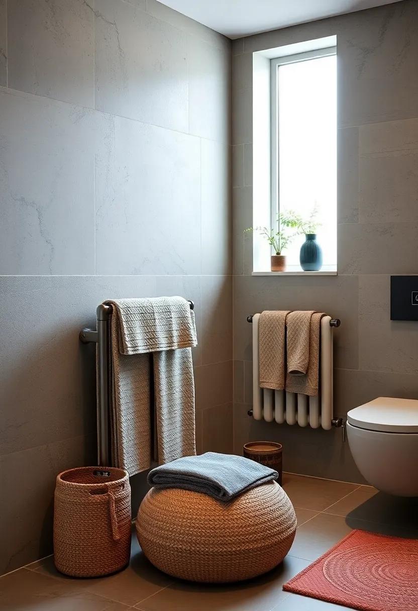 Reimagining Radiator Towel Rails as Dual-Purpose Warmers and Storage Solutions