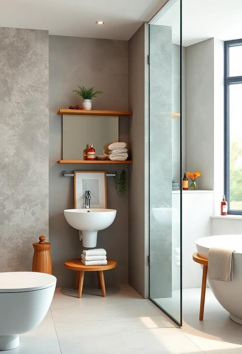 Utilizing Narrow Corner Shelves to Turn Unused Spaces into Towel Storage Gems