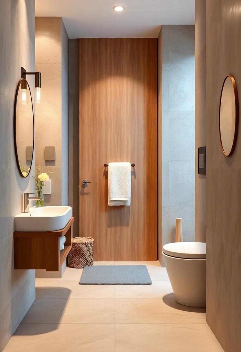 Creative Use of Over-the-Door Towel Holders That Add Storage Without Crowding the Room