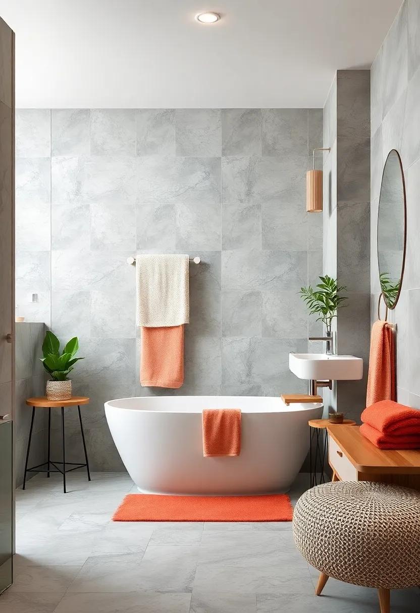 Sleek and Minimalist Stainless Steel Rods for Contemporary Spaces That Maximize Towel Storage