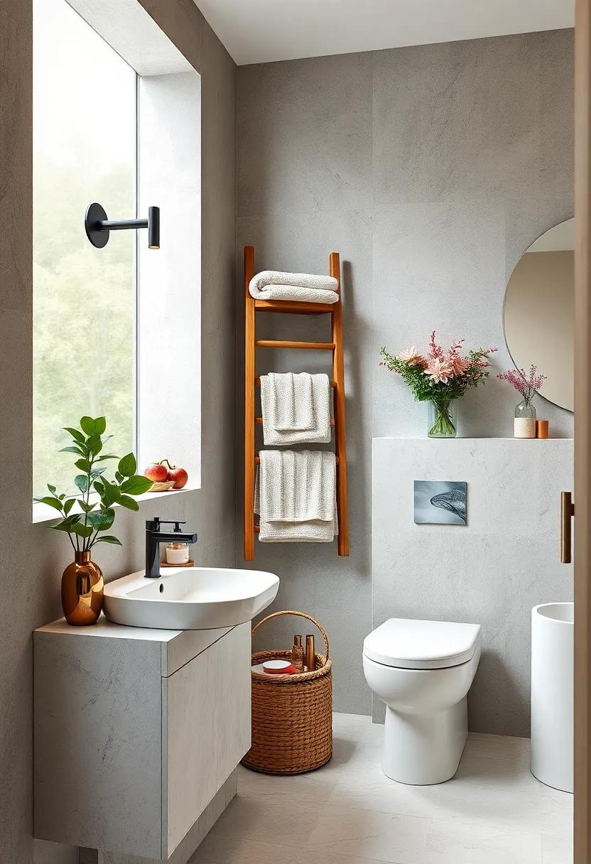 Innovative Ladder-Style Towel Holders Offering Both Functionality and Rustic Charm