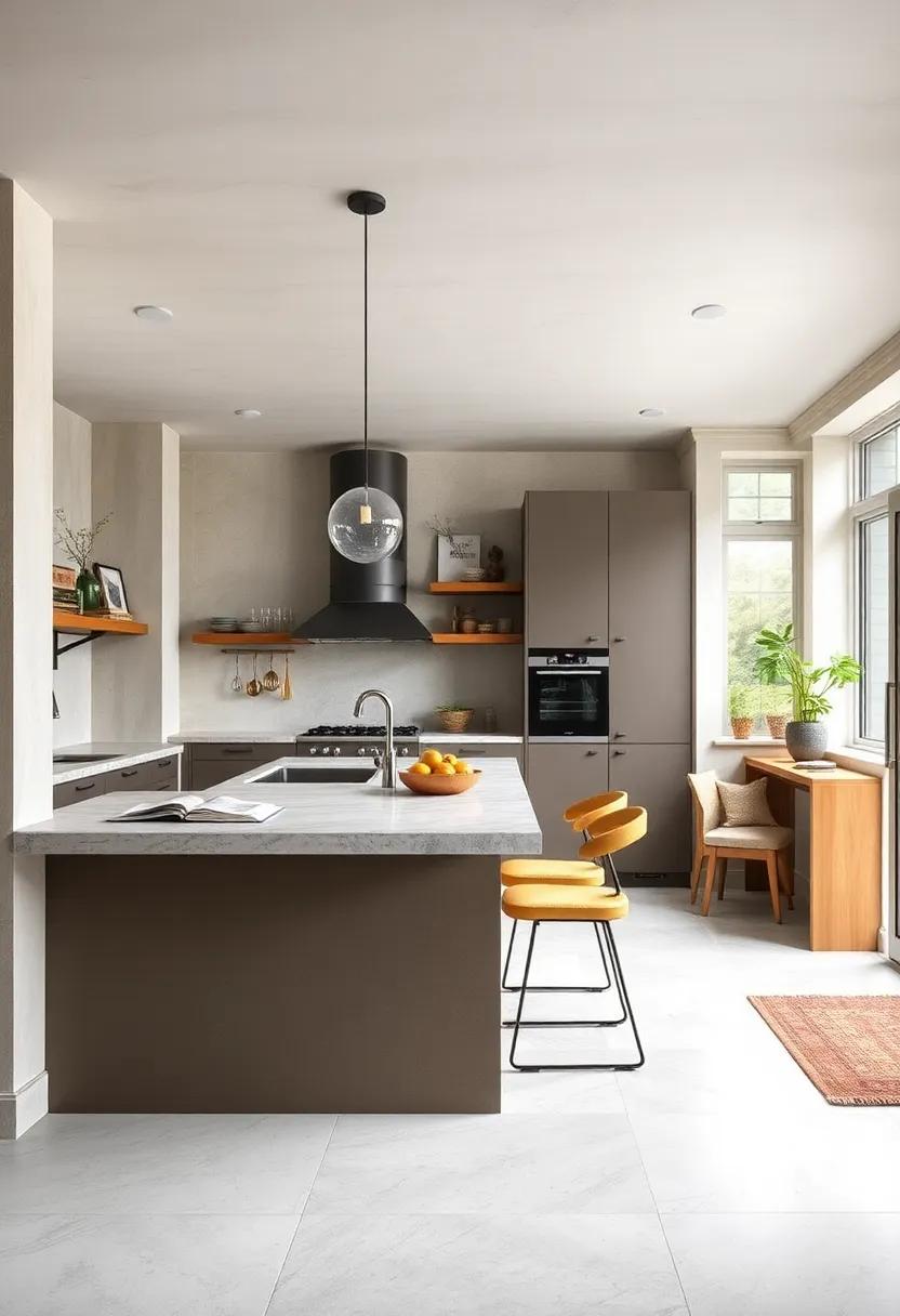 Foldable And Slide-Out Surfaces To Add Prep Space Without Crowding Kitchen Extensions