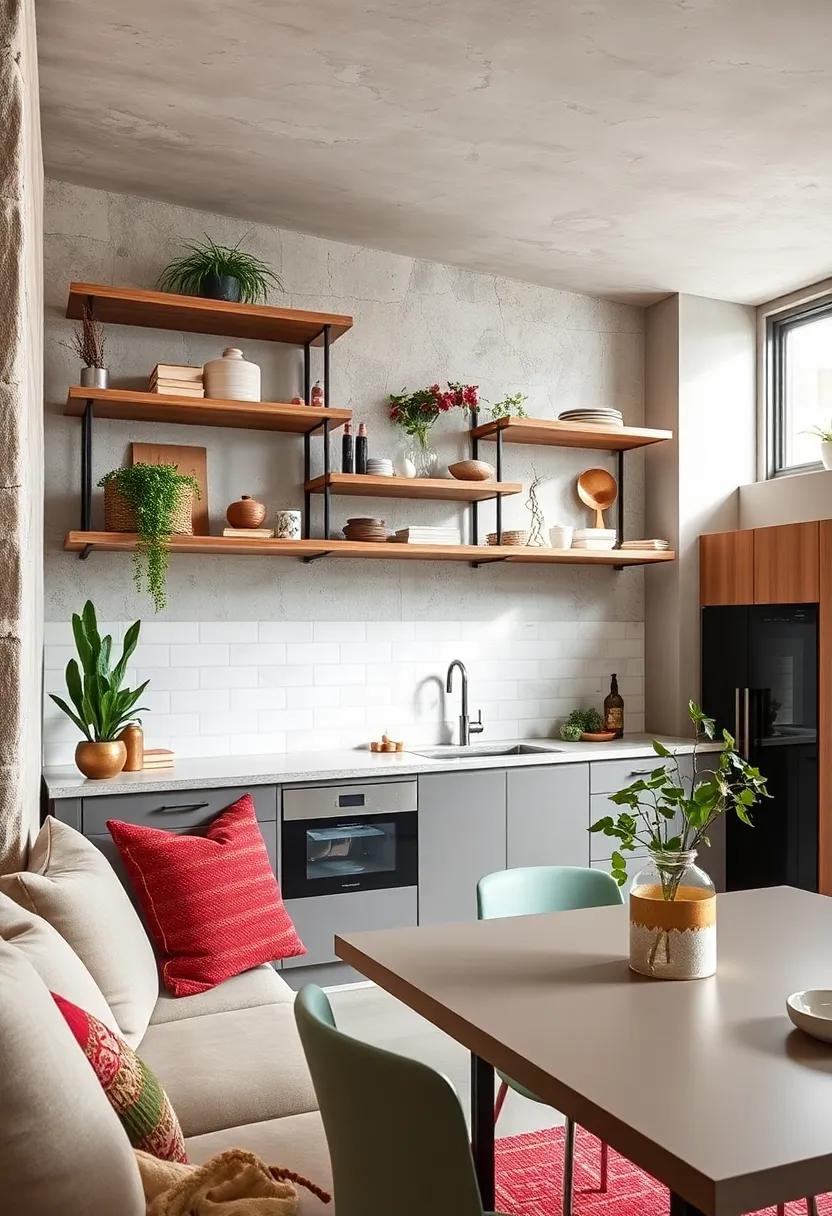 Open Shelving Designs That Combine Style And Function In Compact Kitchen Extensions