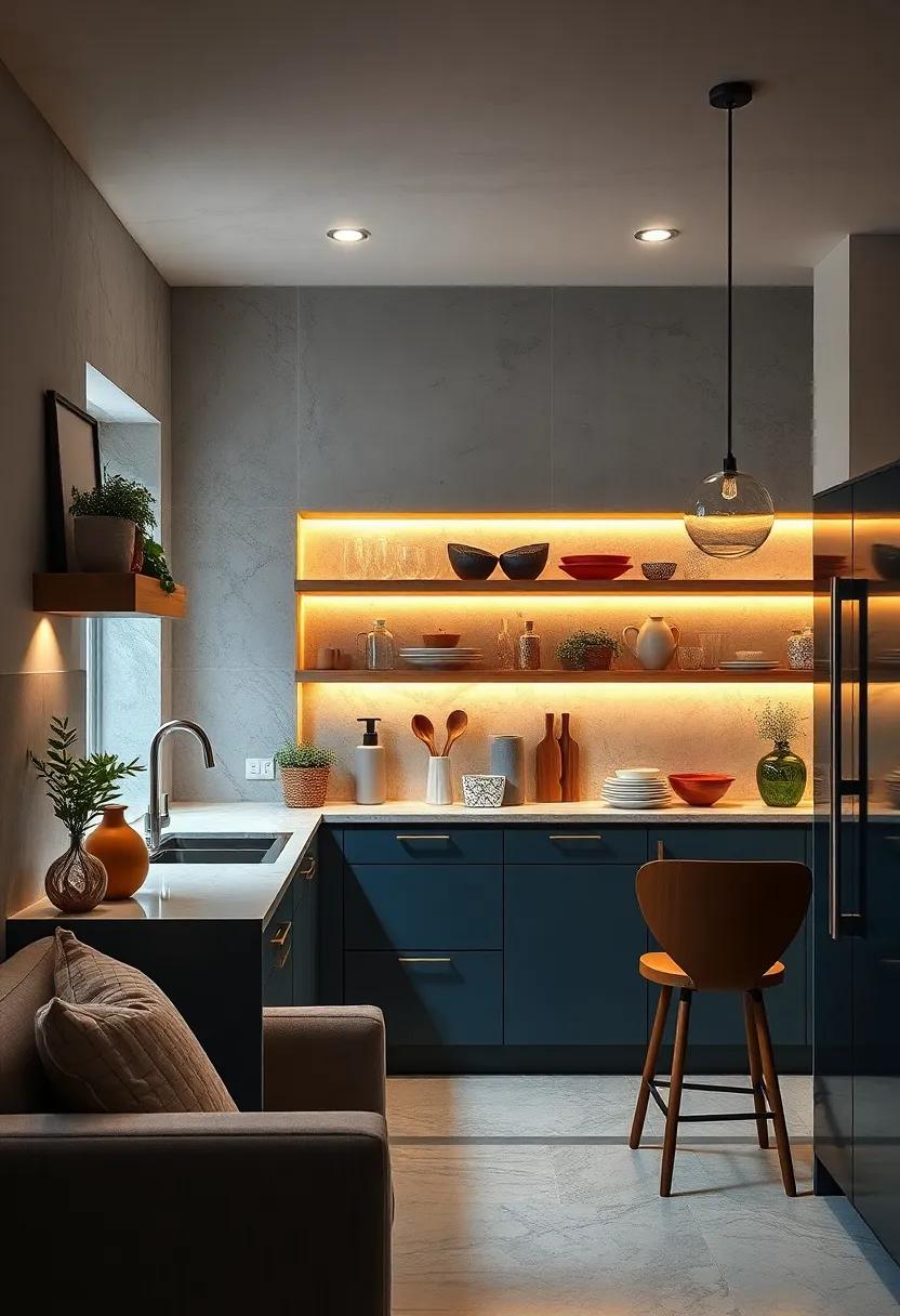 Under-Cabinet Lighting Techniques To Illuminate Counters And Create Depth In Small Kitchens