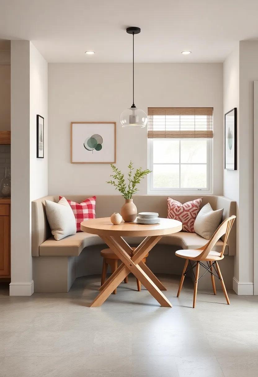 Fresh Modern Farmhouse Tables Featuring Light Tones and Cross-Leg Designs for Petite Spaces