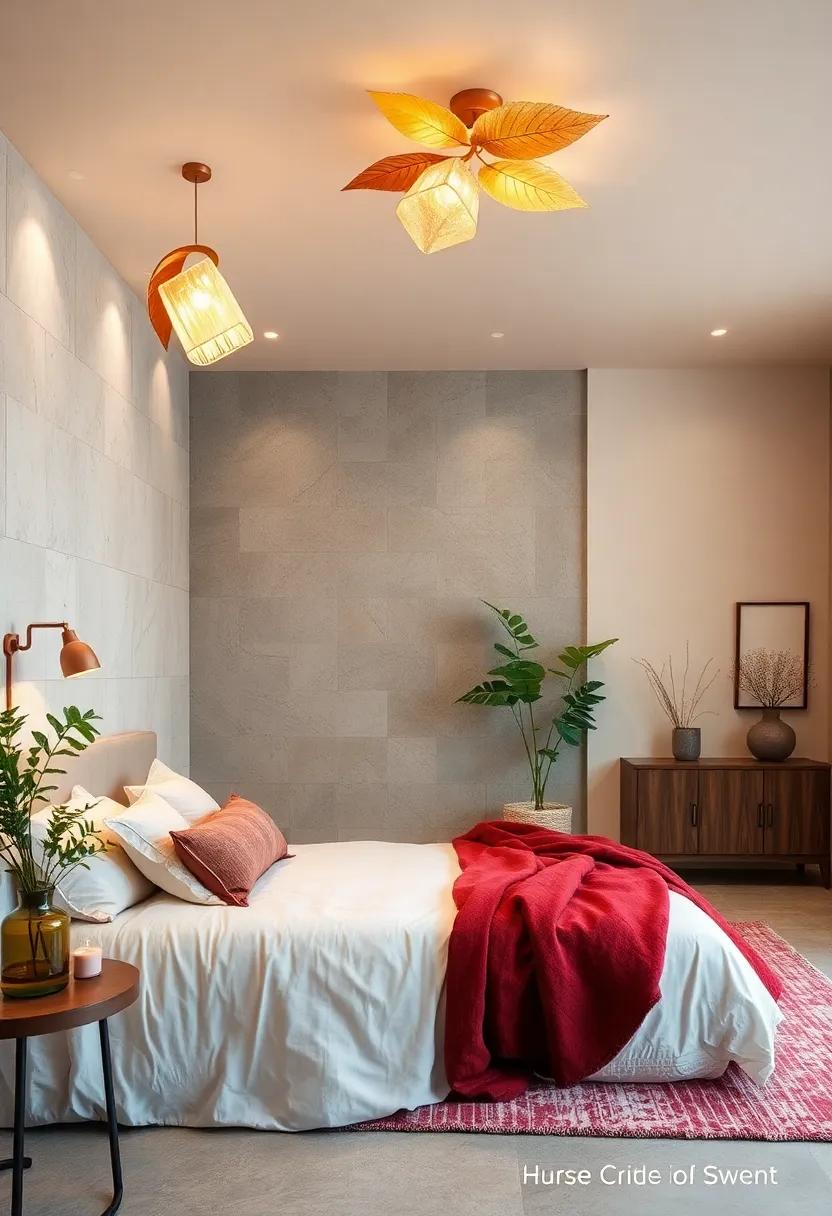 Nature-Inspired Light Fixtures Featuring Leaf Motifs and Earthy Materials