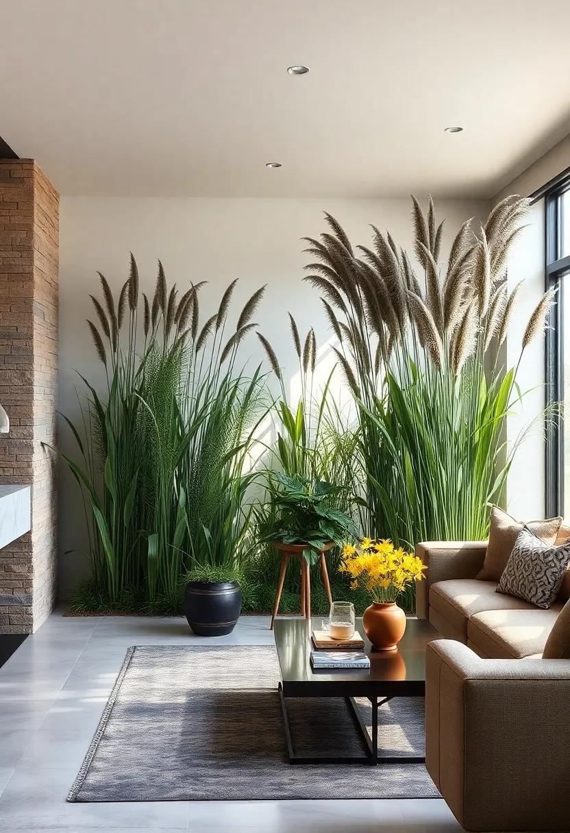 Swaying Big Bluestem on Windy Hilltops Bringing Movement and Depth to Secluded Spaces